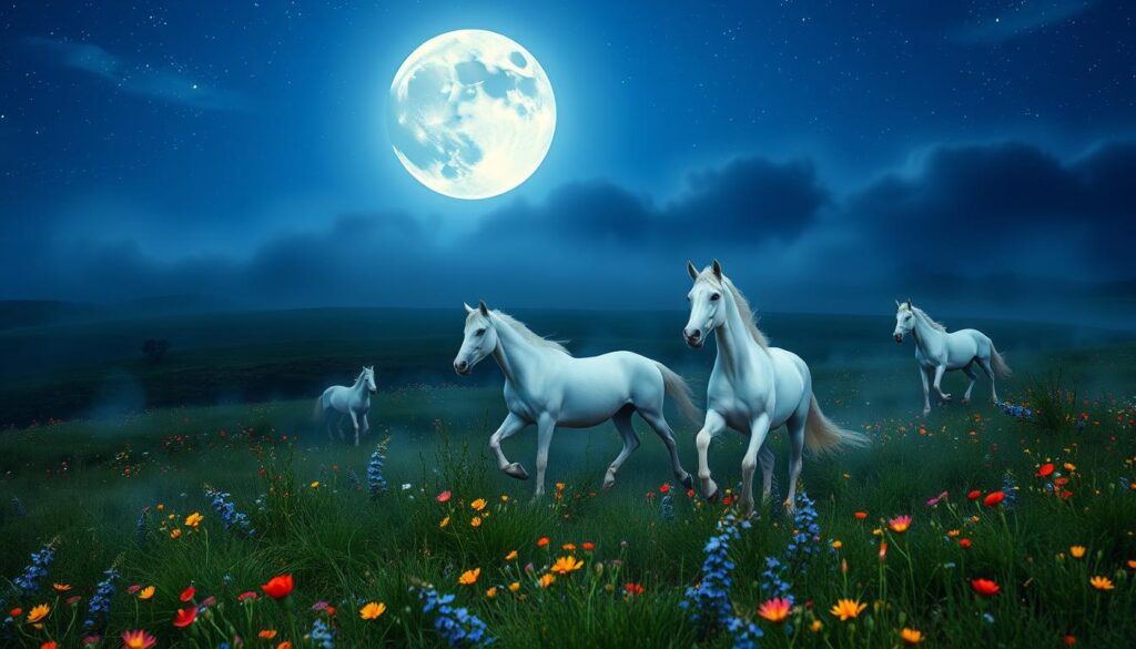 dreaming of white horses